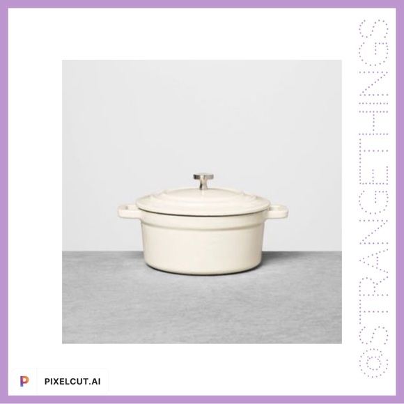 Hearth & Hand Kitchen New Enameled Cast Iron Dutch Oven Hearth Hand